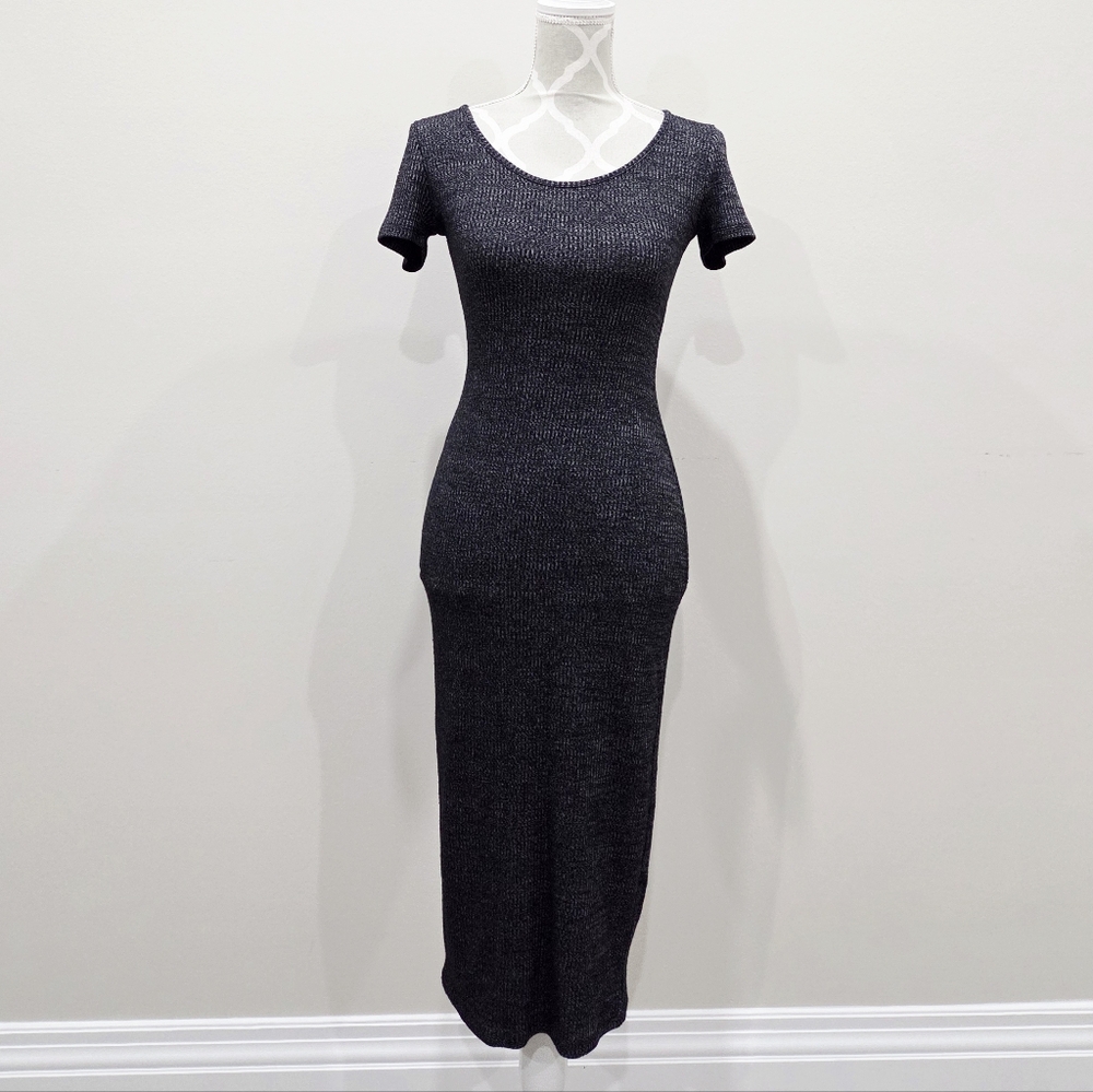 Elegant Black Knit Dress